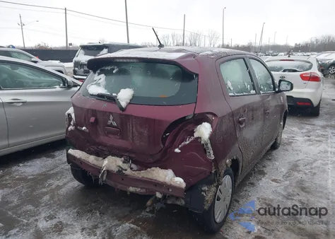 2023 Mitsubishi Mirage Es/Le z USA, uszkodzony, nr VIN ML32AUHJ1PH004308